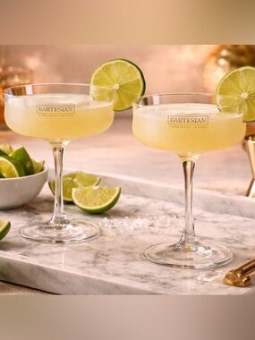 NIB Coupe Cocktail Glasses in Clear (Set of 2)